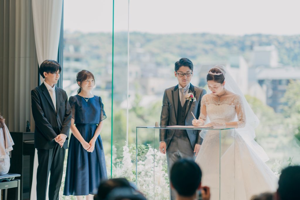 想いを伝える結婚式