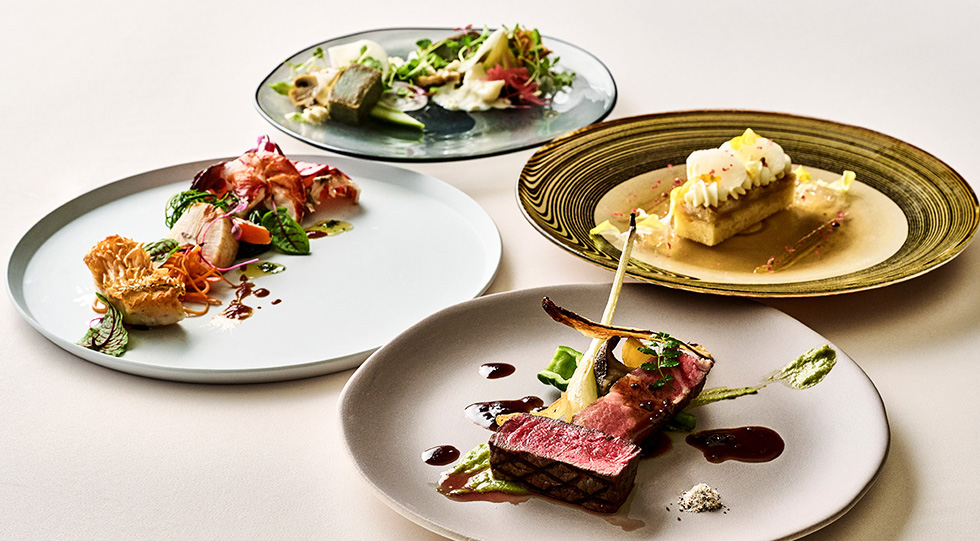 フレンチフルコース料理